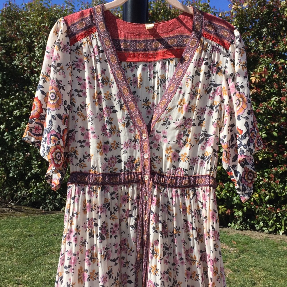 🌿 Spell Elle Rosewood Gown • Size S